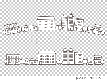 Cityscape material black and white Cityscape material black and white 90891533