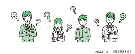 人物　イラスト 90892337