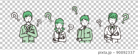 人物　イラスト 90892337