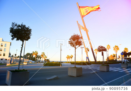 Valencian Community flag is an autonomous community of Spain. Valencian Community flag is an autonomous community of Spain. 90895716