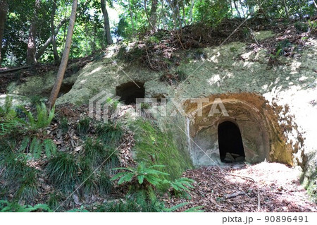 菅谷横穴墓群の風景 90896491