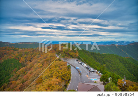 【和歌山県】10月・龍神ごまさんスカイタワーからの眺め 90898854