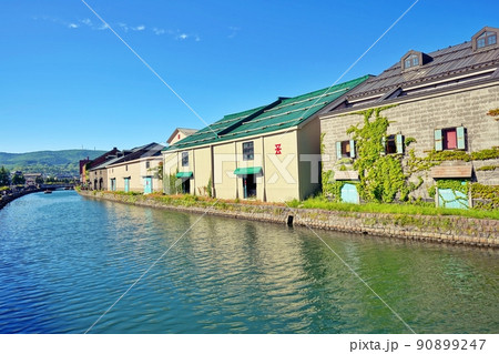 北海道 小樽運河 北海道 小樽運河 90899247