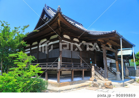 【広島県】快晴の福禅寺 対潮楼(鞆の浦) 【広島県】快晴の福禅寺 対潮楼(鞆の浦) 90899869