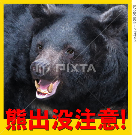 熊出没注意　ポスター　アイコン　看板 90900079