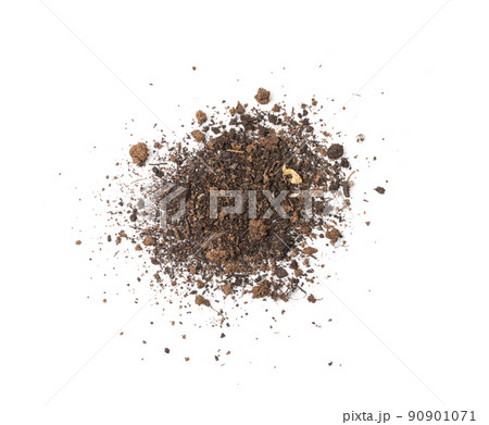 Peat Soil Isolated 90901071