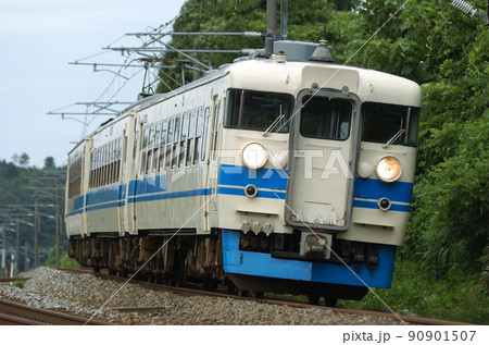 北陸本線 細呂木ー芦原温泉 JR西日本 475系 A21編成(金沢) 北陸本線 細呂木ー芦原温泉 JR西日本 475系 A21編成(金沢) 90901507