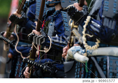 火縄銃の射撃 90901577