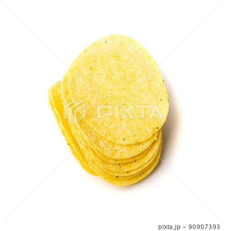 Potato Chips Isolated Potato Chips Isolated 90907393