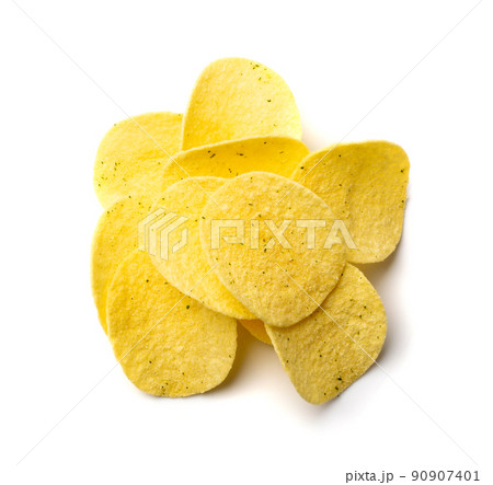 Potato Chips Isolated 90907401