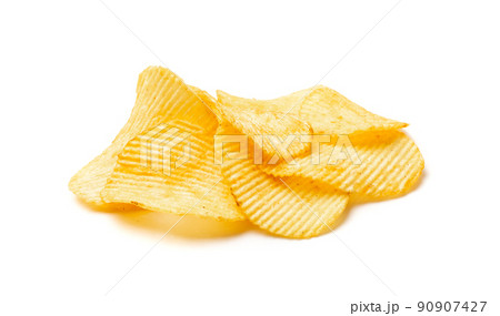 Potato Chips Isolated Potato Chips Isolated 90907427