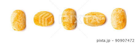 Potato Chips Isolated Potato Chips Isolated 90907472
