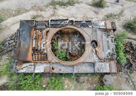War in Ukraine - destroyed military hardware War in Ukraine - destroyed military hardware 90908999