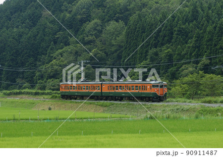 山陰本線　鍼灸大学前ー胡麻　JR西日本　113系　S99編成（福知山） 90911487