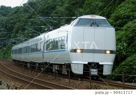 北陸本線　津幡ー倶利伽羅　JR西日本　683系　T23編成（金沢）　サンダーバード 90913717