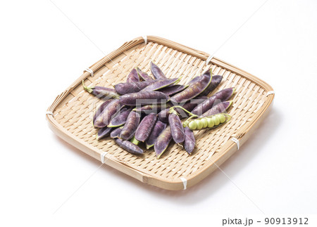 ツタンカーメンのえんどう豆　エンドウ豆　穫れたて野菜　健康野菜 90913912