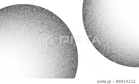 Dotwork spheres vector background. Sand grain effect. Black noise stipple dots. Abstract noise dotwork balls. Black dots grunge round elements. Stipple circles. Dotted vector spheres. Dotwork spheres vector background. Sand grain effect. Black noise stipple dots. Abstract noise dotwork balls. Black dots grunge round elements. Stipple circles. Dotted vector spheres. 90914212