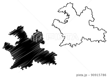 Solapur district (Maharashtra State, Pune Division, Republic of India) map vector illustration, scribble sketch Solapur map Solapur district (Maharashtra State, Pune Division, Republic of India) map vector illustration, scribble sketch Solapur map 90915786