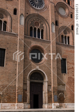 beautiful street architecture in italy the city of cremonia milan rome 90916073
