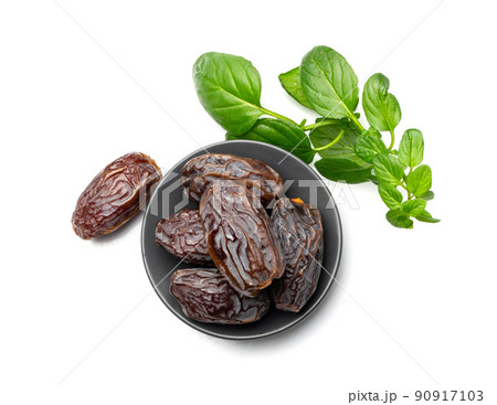 Big Dates Isolated. Date Palm Fruits Big Dates Isolated. Date Palm Fruits 90917103