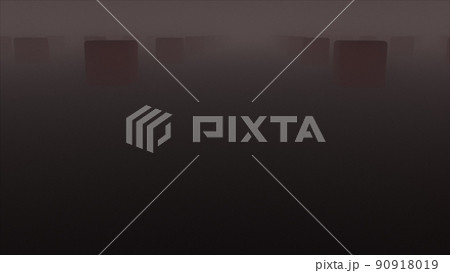 Cubes in dense fog 90918019