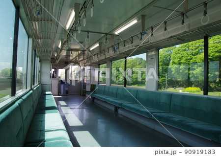 真岡鐵道 車内から新緑を望む 6 90919183