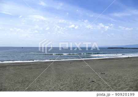 湘南海岸  海水浴場サザンビーチちがさき　神奈川県茅ヶ崎市（ちがさきし）施行時特例市  観光都市   90920199