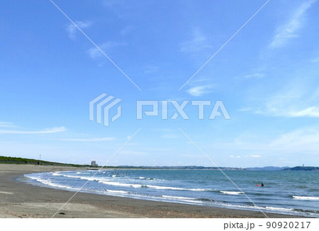 湘南海岸  海水浴場サザンビーチちがさき　神奈川県茅ヶ崎市（ちがさきし）施行時特例市  観光都市   90920217