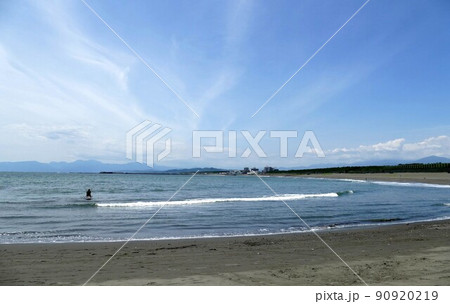 湘南海岸  海水浴場サザンビーチちがさき　神奈川県茅ヶ崎市（ちがさきし）施行時特例市  観光都市   90920219