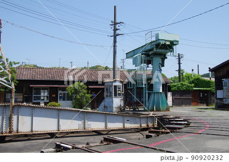 天竜浜名湖鉄道 天竜二俣機関区の転車台 3 天竜浜名湖鉄道 天竜二俣機関区の転車台 3 90920232