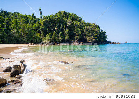 small beach at Khaolak-Lamru National Park Phang-nga 90921031