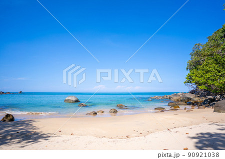 small beach at Khaolak-Lamru National Park Phang-nga 90921038