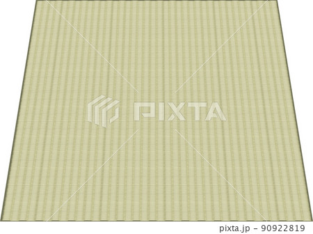 畳パターン（落ち着いた緑色、パースあり） 90922819