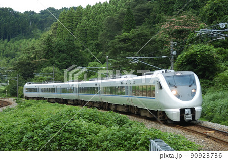 北陸本線　石動ー倶利伽羅　JR西日本　683系　T26編成（金沢）　サンダーバード 90923736