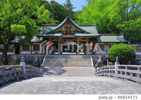 【愛媛県】新緑の和霊神社 神門 【愛媛県】新緑の和霊神社 神門 90924571
