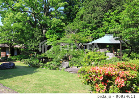 【愛媛県】新緑の旧広瀬邸　靖献堂 90924611