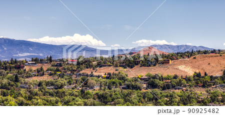 Residential Homes on top of a hill. 90925482