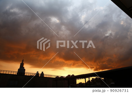 夕雲 台風 大風 90926731