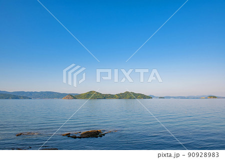 初崎展望公園付近から望む飛島 初崎展望公園付近から望む飛島 90928983