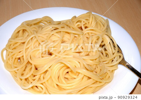 茹でたパスタ 10 の写真素材