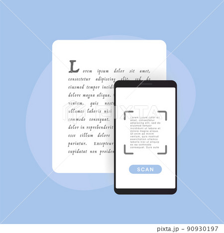 Optical Character Recognition or Reader concept. OCR is process of recognizing printed or handwritten image document into machine-readable text format Optical Character Recognition or Reader concept. OCR is process of recognizing printed or handwritten image document into machine-readable text format 90930197