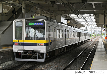 鉄道　私鉄：東武日光線　20000系改造 20400型　21413F(新栃木) 90933535