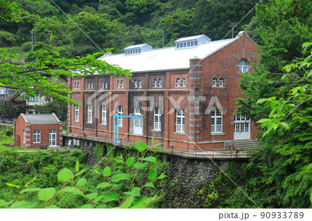 【愛媛県】新緑の別子銅山 旧端出場水力発電所 【愛媛県】新緑の別子銅山 旧端出場水力発電所 90933789