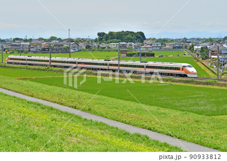 鉄道　私鉄：東武日光線　1083M　スペーシアきぬがわ3号　100系 90933812