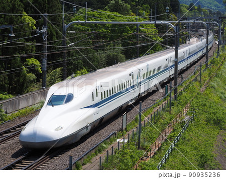 新幹線N700A　関ヶ原にて 90935236
