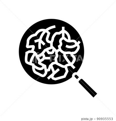raw spinach glyph icon vector illustration raw spinach glyph icon vector illustration 90935553