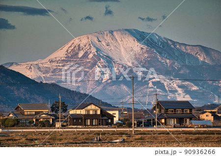 滋賀県　伊吹山雪景色2022年2月 90936266