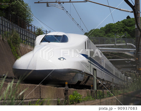 頭上の新幹線N700A　関ヶ原にて 90937083