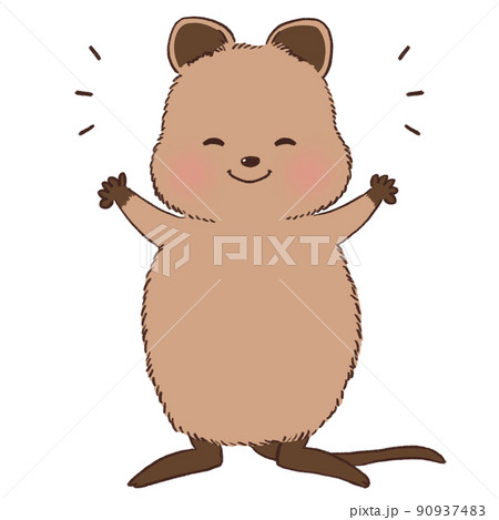 喜ぶクオッカ 90937483