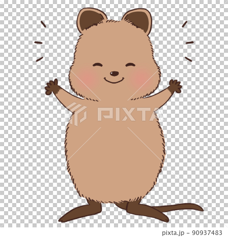 喜ぶクオッカ 90937483